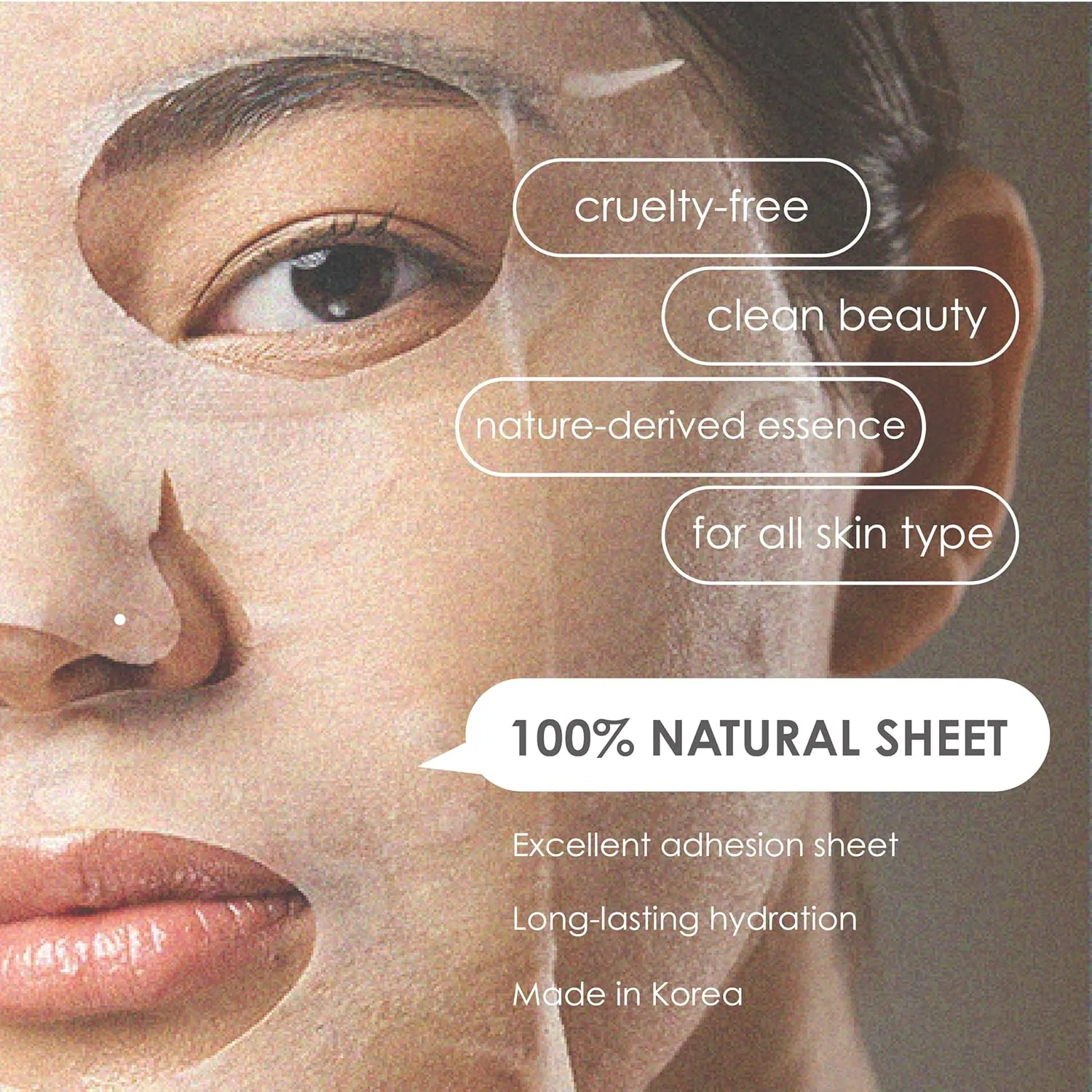 12PK (6 6) Vegan Face Masks for Skincare - Coconut, Aloe, Vitamin, Cucumber Facial Sheet Mask Korean Skin Care (Coconut & Aloe)