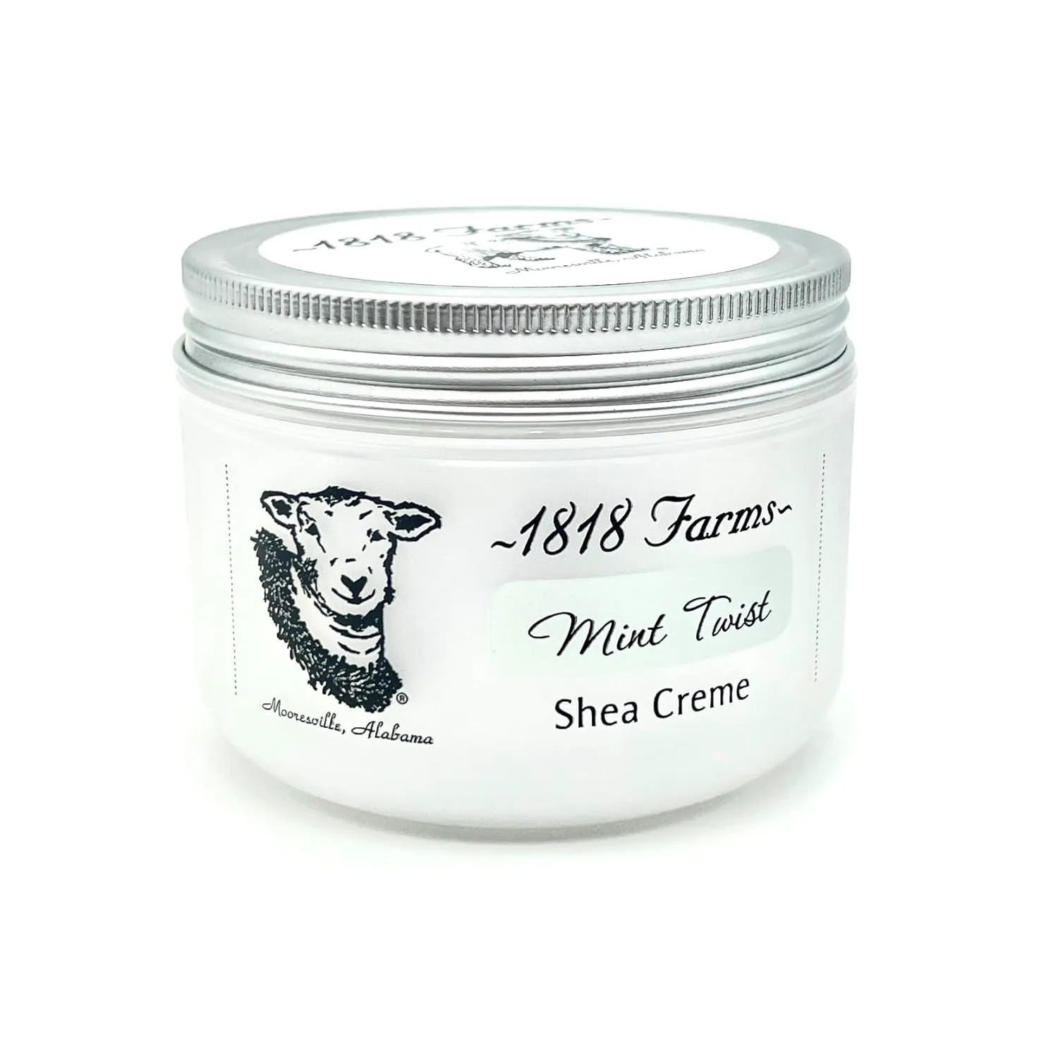 1818 Farms Shea Creme, 8 Fluid Ounces (Mint Twist)