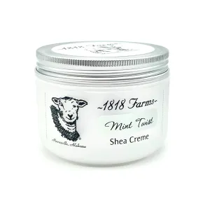 1818 Farms Shea Creme, 8 Fluid Ounces (Mint Twist)