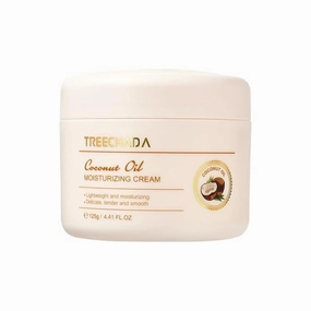 1PC Treechada Coconut Oil Moisturizing Cream, Lightweight and Moisturizing, Delicate Tender and Smooth Facial Cream, 125g