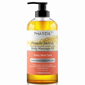 260ML Grapefruit Juniper Berry Cypress Body Oils for Nourish Skin, Long-Lasting Nature Fragrance, No Greasy Body Oil Great for All Skin Types - 8.8FL.OZ