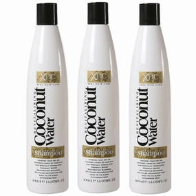 3x XHC Revitalising Coconut Water Hydrating Shampoo 400mL