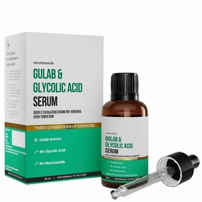 6% Glycolic Acid & 5% Niacinamide Instant Brightening Face Serum, Improves Skin Texture & Uneven Skin, Normal to Oily Skin, Sensitive Skin, 30ml