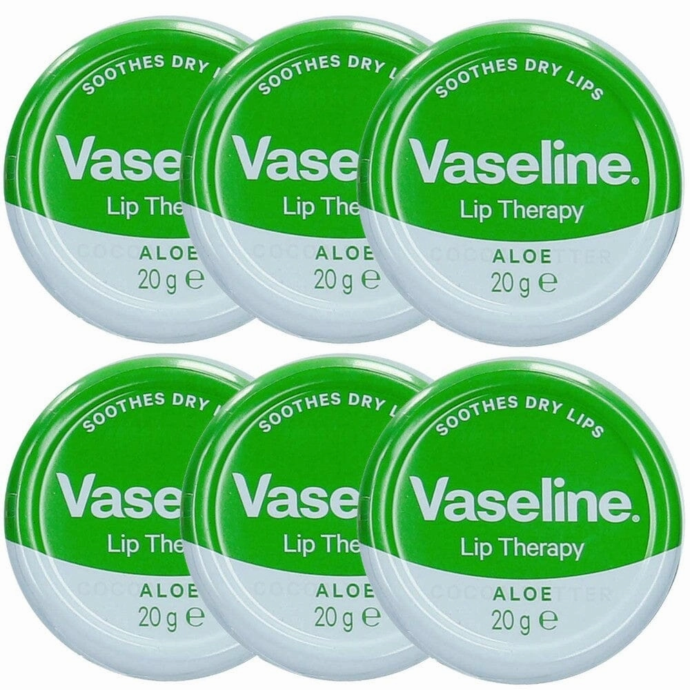 6-Pack: Vaseline Lip Balm 20g/0.705oz Aloe Vera