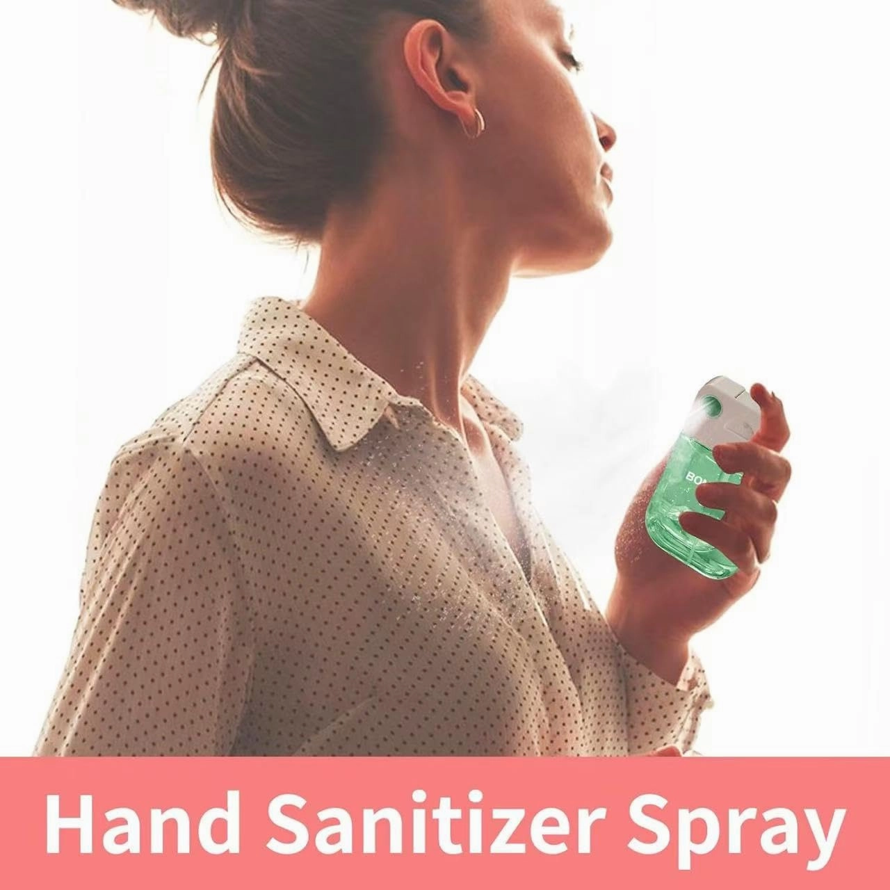 8 Pcs Hydrating Hand Sanitizer Spray, 8 Scents, 10.4 FL. OZ. Portable Sanitizer Spray for Travel Size, 500-Sprays Each Multi-Flavor (8Pcs.)