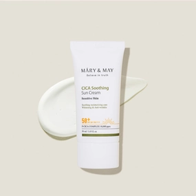 [MARY & MAY] Vegan CICA Soothing Sun Cream SPF50  PA     50ml