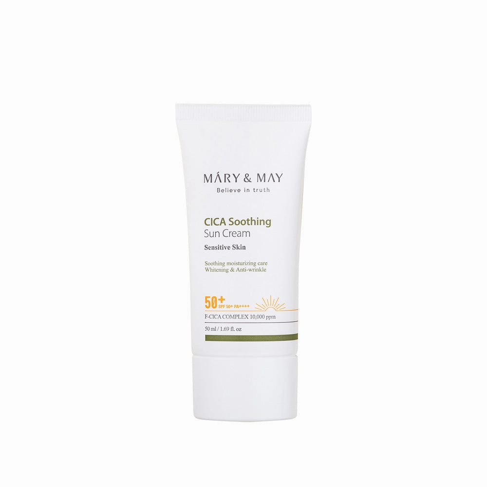 [MARY & MAY] Vegan CICA Soothing Sun Cream SPF50  PA     50ml