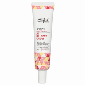 AC On-Spot Cream 30g/1.05 Oz, Zinc Oxide 10%, Niacinamide 2%, Acne Care, Blemish Treatment, Dark Spot, Korean Skincare