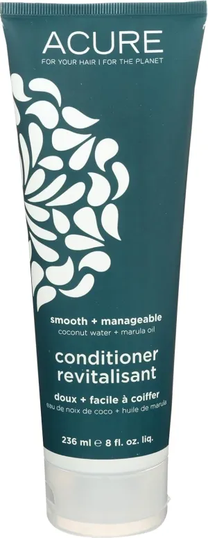 Acure Smooth And Manageable Coconut Conditioner, 8 Fluid Ounce