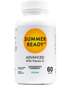 Advanced Skin Care Antioxidant Supplement Capsules - Vitamin D3 5000IU Plus Nicotinamide/Niacinamide/Niacin 500mg (Vitamin B3) and Polypodium Leucotomos (Fern Extract) 480mg
