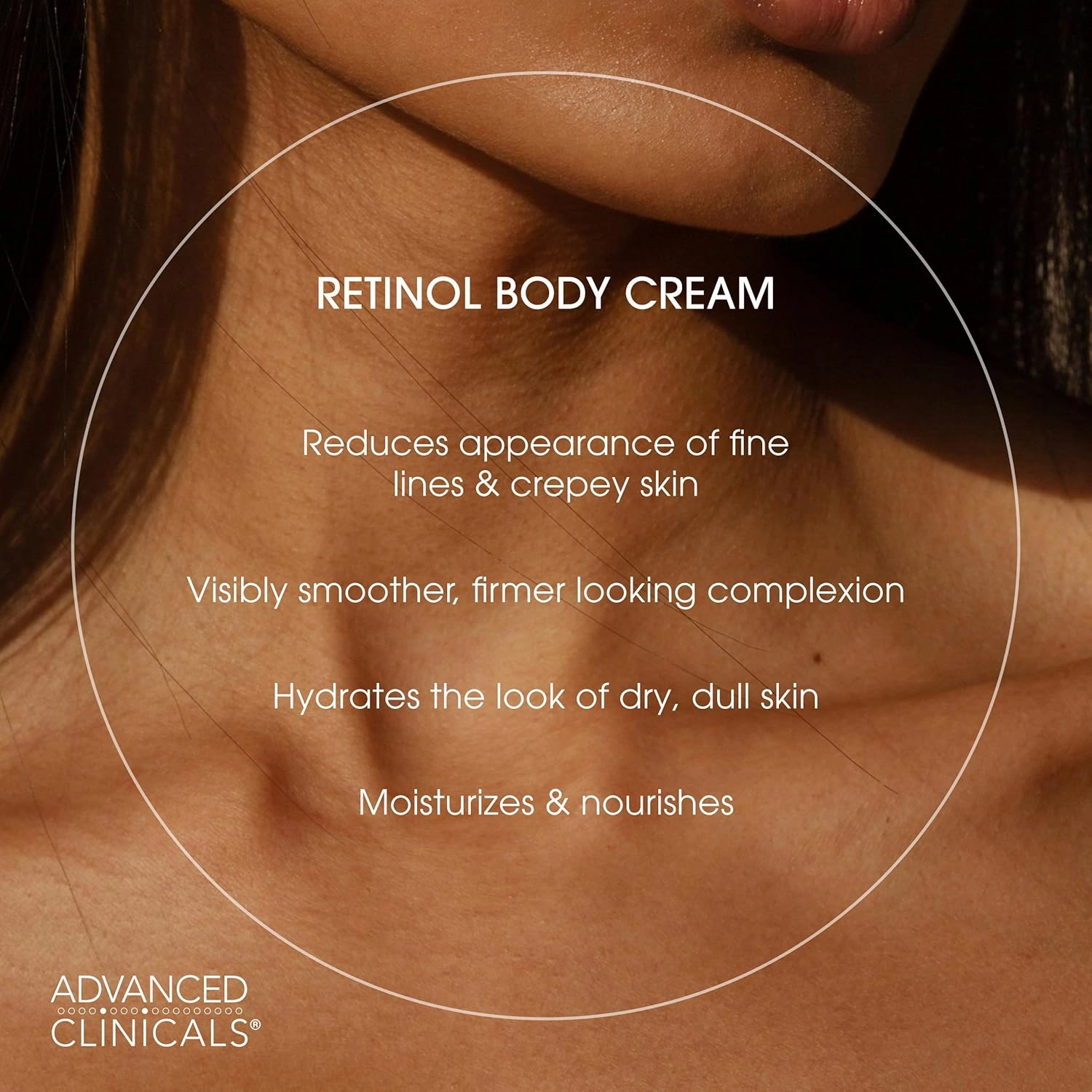 Advanced Clinicals Unscented Retinol Body Lotion & Face Moisturizer   Coconut Oil Body Cream For Women & Men | 2PC Skincare Set Helps Reduce Appearance Of Crepey Skin   Irritated Dry Skin, 2pc Set