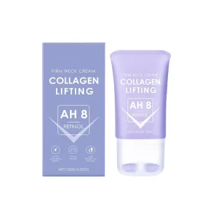 AH-8 Neck Firming Cream, Tighten Lift Neck Cream with Double Roller Massage for Neck Chest Wrinkle Care, Skin Repair, Tightening Lifting Sagging Skin, Collagen Cream Skincare for Women (1Pc)