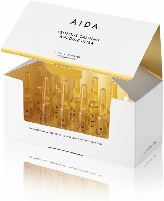 AIDA Propolis 85 Calming Complex Ampoule (Liquid/Quick Calming/Soothing/Propolis extracts 85%)