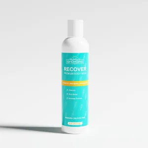 All Natural Recovery Body Wash - Revitalize and Rejuvenate with clean premium ingredients: Charcoal, Shea Butter, Eucalyptus, Tea Tree, Coconut Oil, Rosemary, Chamomile, Sage