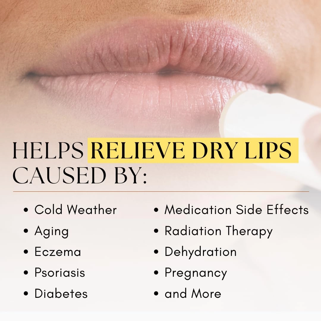 All Natural Lip Balm For Very Dry Lips | Hydrating & Moisturizing Lip Balm with Shea Butter, Ghee, Jojoba Oil, Coconut Oil | Chapped Lips & After Sun Care | BioSerene (4.5 gms/tube, Natural)