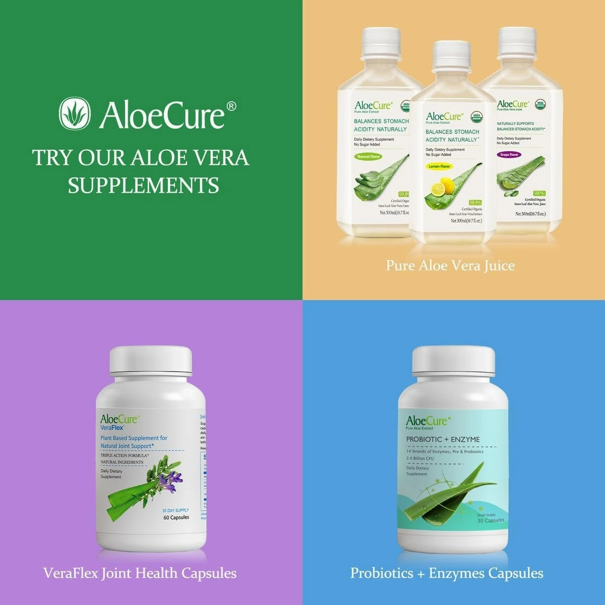 ALODERMA Aloe Cura Pure Aloe Extract Aloe Vera Juice,500ml