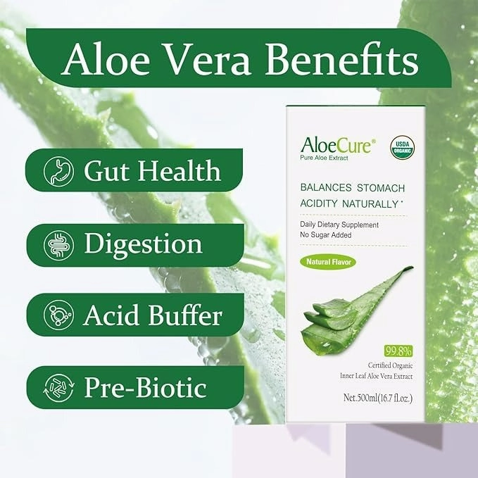 ALODERMA Aloe Cura Pure Aloe Extract Aloe Vera Juice,500ml