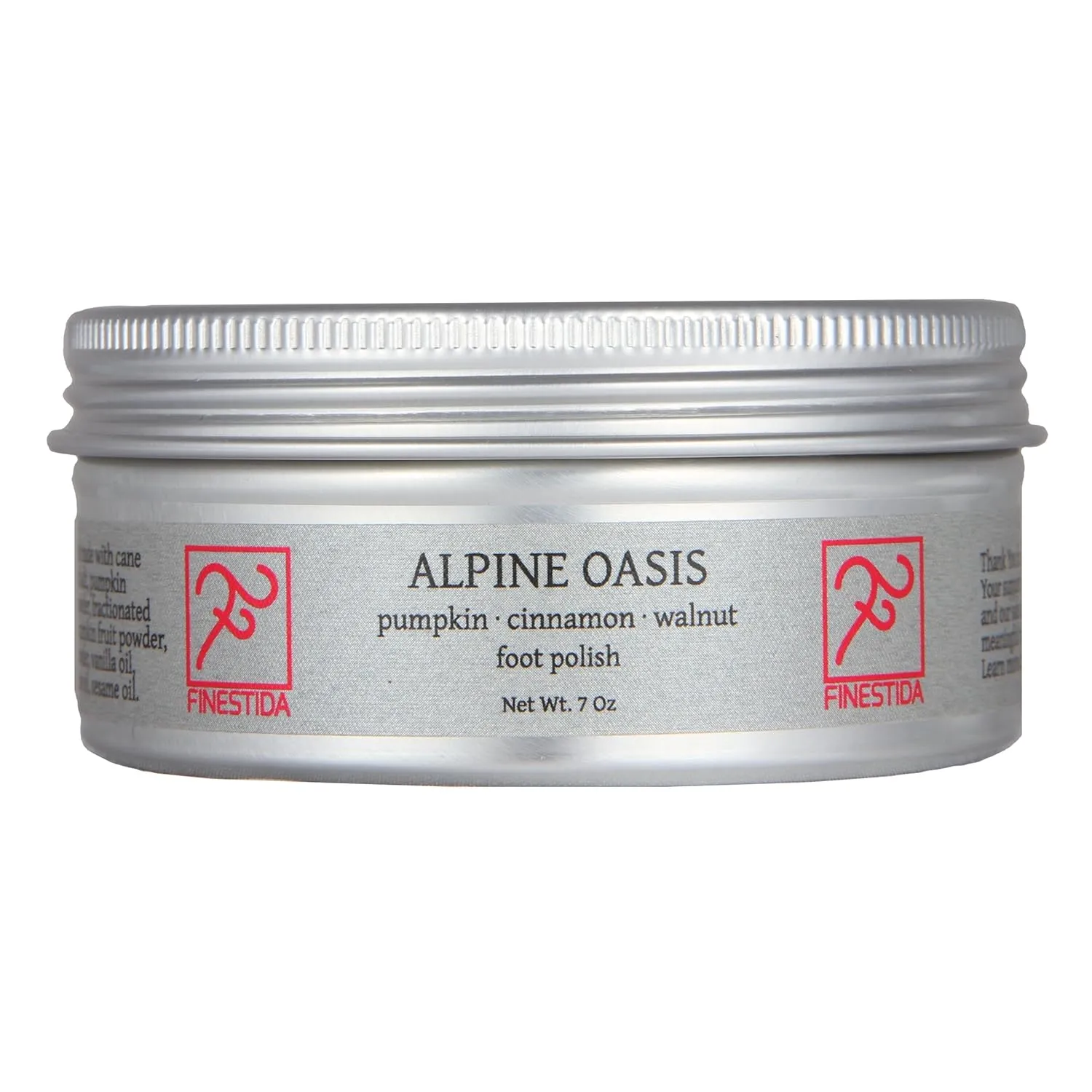 Alpine Oasis sensuelle foot polish with cinnamon and coconut