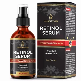Anti Aging Retinol Serum For Face, Encapsulated Retinol With Hyaluronic Acid, Niacinamide & Ceramides, Smooths Wrinkles & Fine Lines, Gentle Skin Brightening Serum, Fragrance Free, 2 Oz