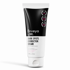 Anveya Dark Spots Corrector Cream | Prevent Aged Patches | With Retinol & Niacinamide for Dark Neck, Underarms, Inner Thighs, Knuckles, Elbows & Knees for Men & Women | 100ml