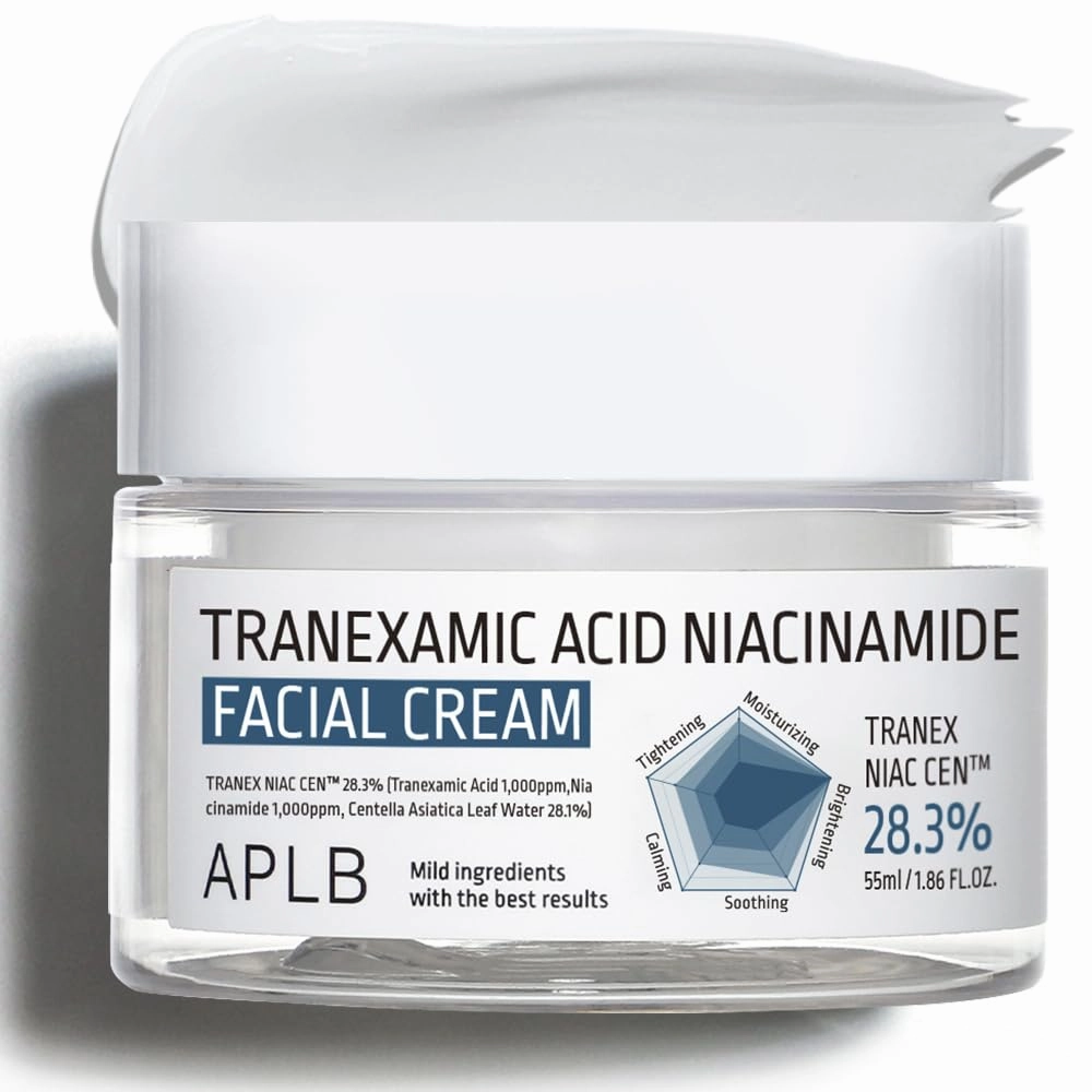 APLB Tranexamic Acid Niacinamide Facial Cream | TRANEX NIAC CEN™ 28.3% 1.86 FL.OZ/Korean Skincare, Moisturizing, Blemish care, Helps with skin discoloration