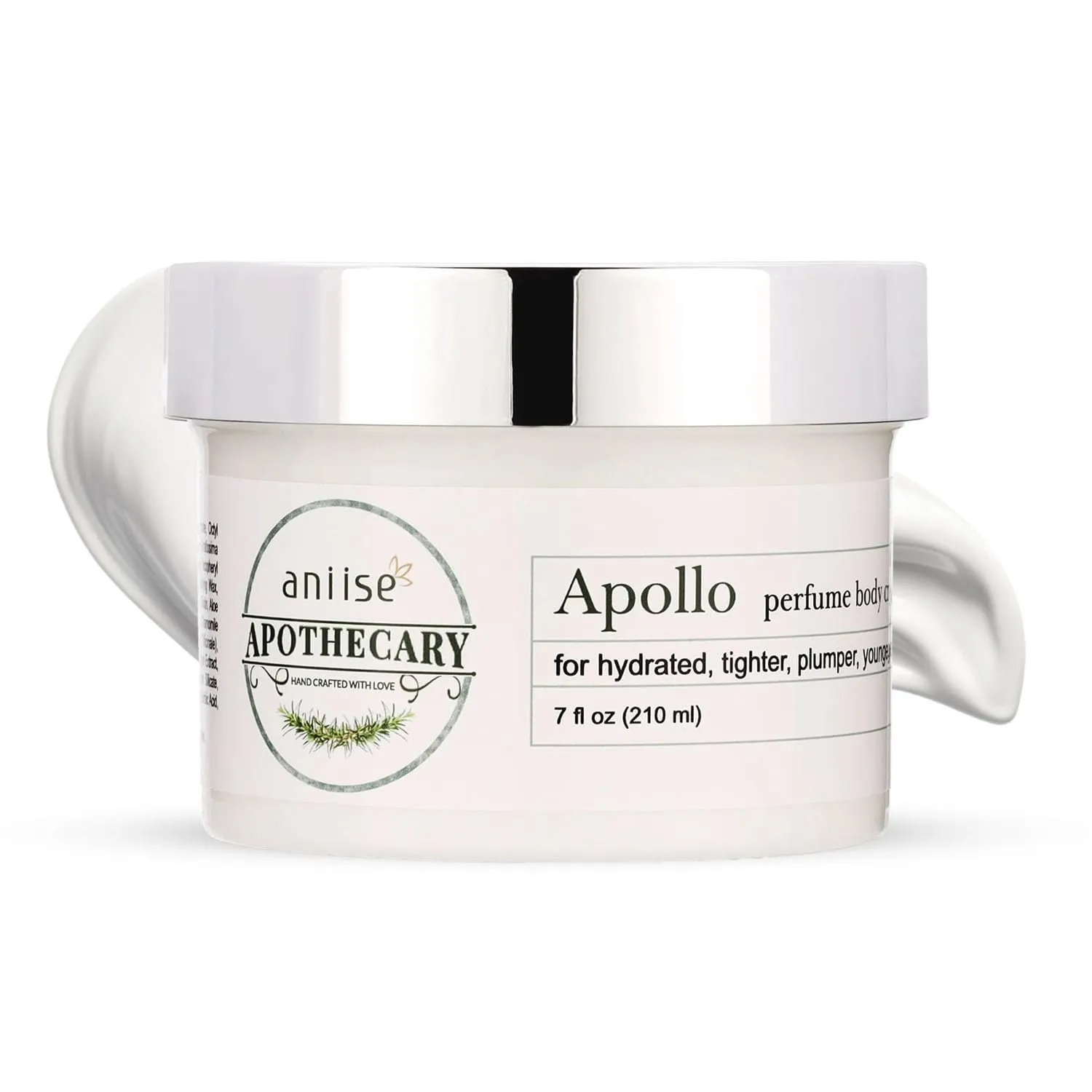 Apothecary Perfume Body Cream | Apollo- inspired by B Rouge 540 | Natural Moisturizing Skin Care Cream for Fragrant, Hydrated, Tighter, Plumper, Youthful Skin | 7 fl oz (210 ml)