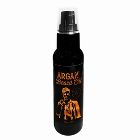 Argan Beard Oil - 2 fl oz Organic Beard Oil for Men, All-Natural For a Smoother, Softer, Hydrated Beard, Mens Beard Oil with Coconut Oil, Avocado Oil, Babassu Oil, Made in USA, Great Gift