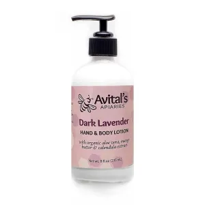 Avital's Apiaries Dark Lavender Hand & Body Lotion with aloe, calendula, & mango butter