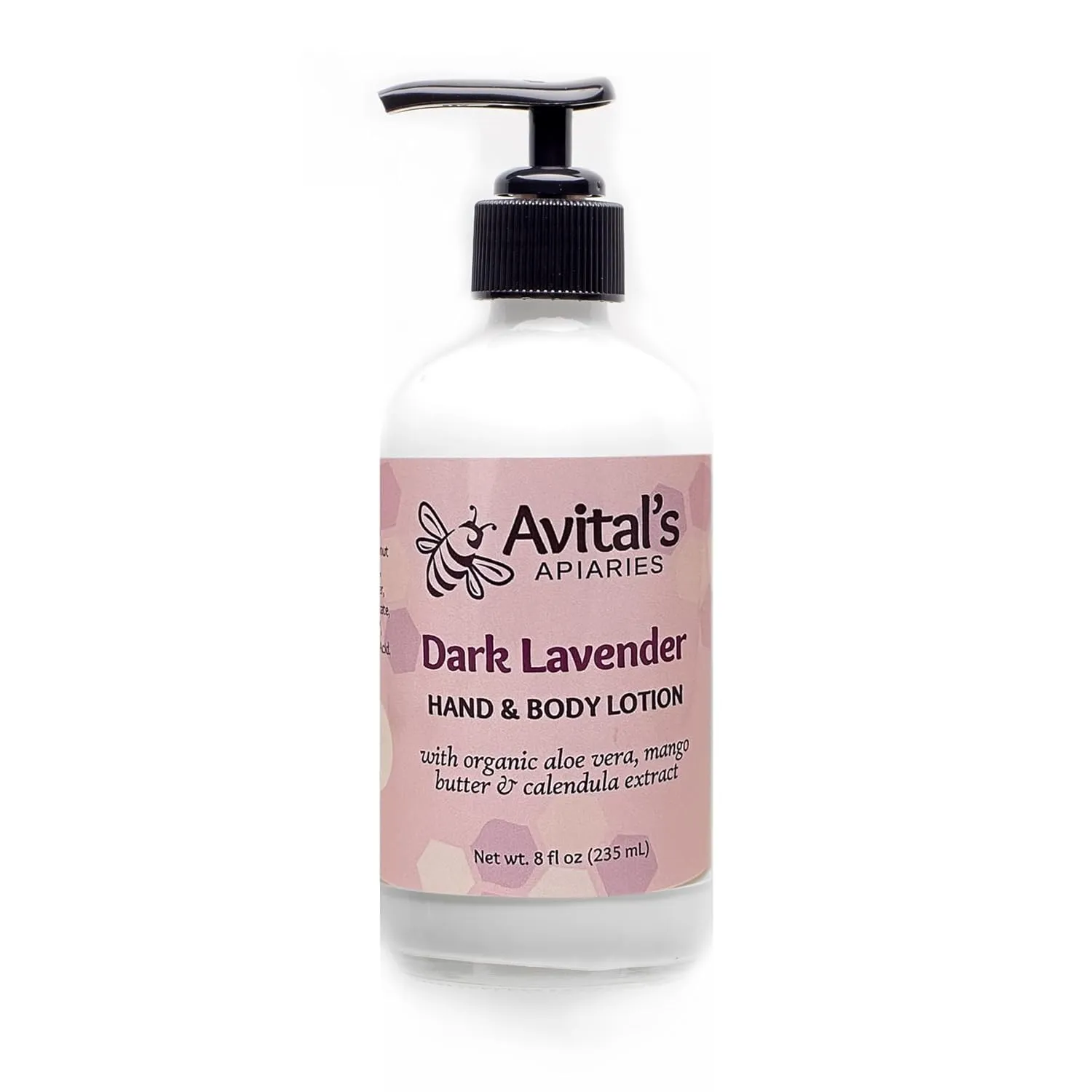 Avital's Apiaries Dark Lavender Hand & Body Lotion with aloe, calendula, & mango butter