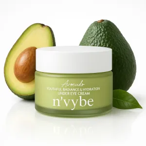 Avocado Under Eye Cream for Women & Men 30 Gm | Reduces Dark Circles, Fine Lines and Wrinkles | Dark circles Removal Cream With Niacinamide, Hyaluronic acid and Almond oil