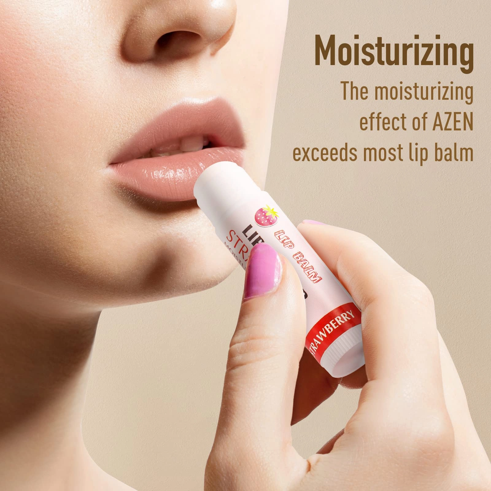 AZEN 200 Pack Lip Balm, Natural Lip Balm Bulk, Lip Care Product, Moisturizing Lip Balms for dry cracked lips - 12 Flavors