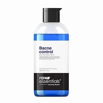 Bacne Control Body Wash, 2% Salicylic Acid, 1% Niacinamide 300ml (Pack of 1), Relieves Body Acne, Exfoliates and Nourishes Skin, SLS & Paraben Free, For Men & Women
