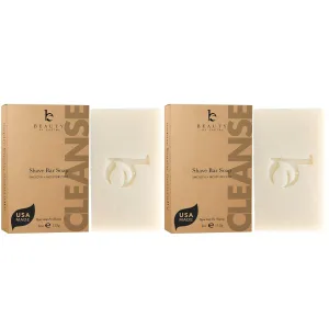 Bar Soap for Shaving - USA Made with Organic & Natural Ingredients, Shave Bar for Women, Vegan Soap with Shea Butter & Coconut Oil, Provides Rich Lather and Reduces Ingrown Hair & Razor Bumps