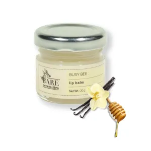 Ba.re Necessities Beeswax Lip Balm | Organic Shea Butter & Honey Vanilla | Deeply Moisturizing & Natural Care for Dry Lips | 20g
