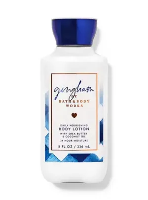 Bath & Body Works Bath and Body Works Gingham Super Smooth Lotion Sets Gift For Women 8 Oz (Gingham) 4 Fl Oz (Pack of 2)