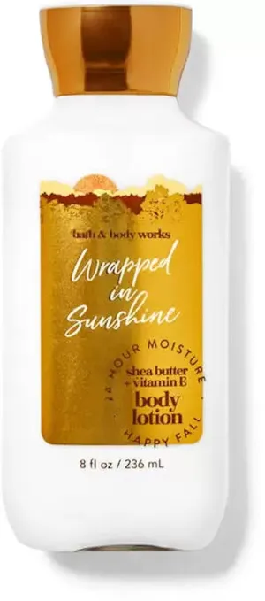 Bath & Body Works Bath and Body Works Wrapped In Sunshine Super Smooth Lotion Sets Gift For Women 8 Oz (Wrapped Sunshine) 4 Fl Oz (Pack of 2)