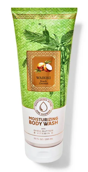 Bath and Body Wakiki Beach Coconut Moisturizing Body Wash - 10 Oz