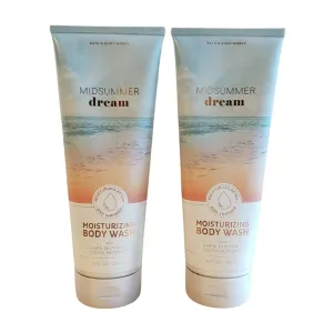 Bath and Body Works Gift Set of 2 - 10 Ounce Moisturizing Body Wash - Midsummer Dream