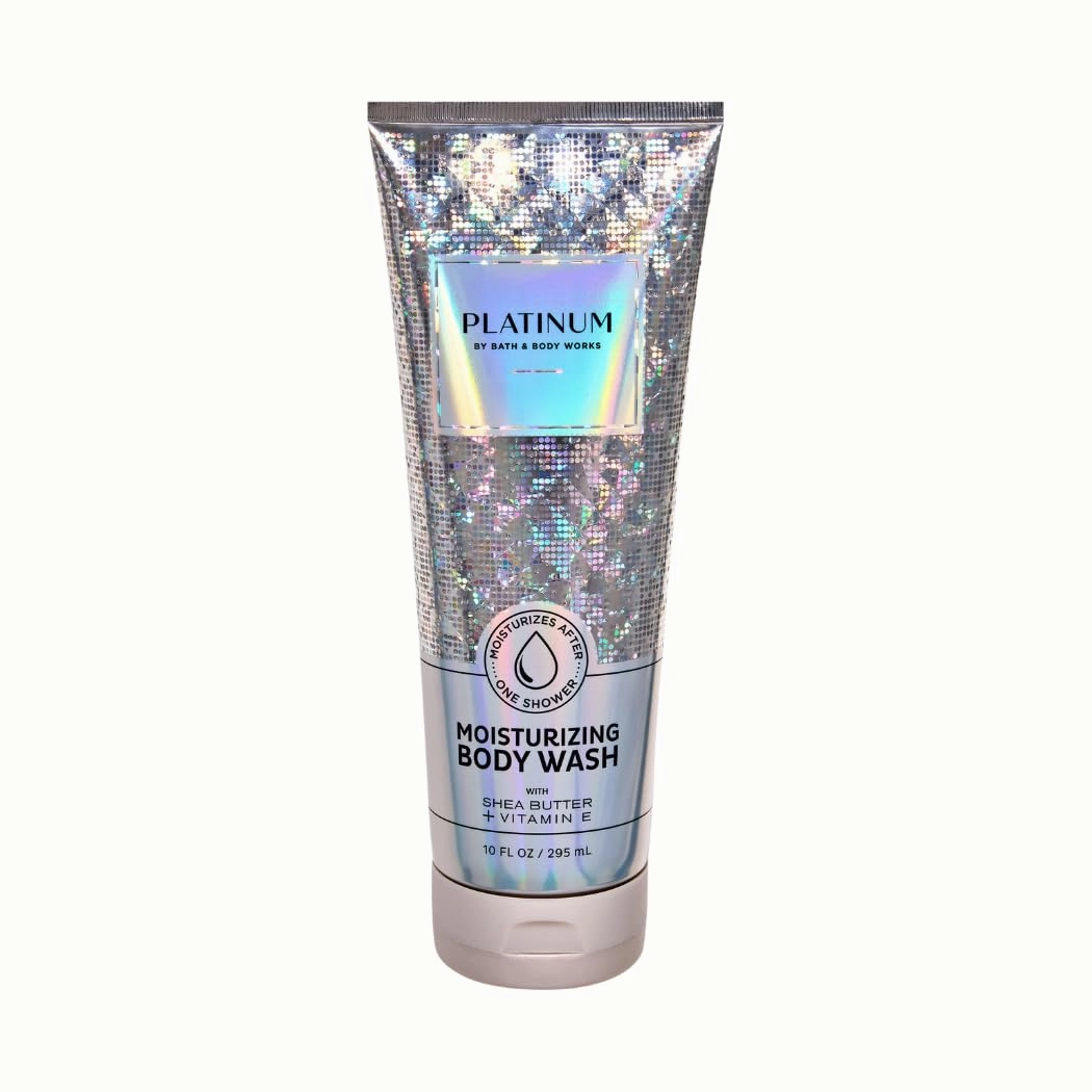 Bath & Body Platinum Moisturizing Body Wash with Shea & Cocoa Butter, 10 fl oz / 295 mL (Packaging Styles May Vary)