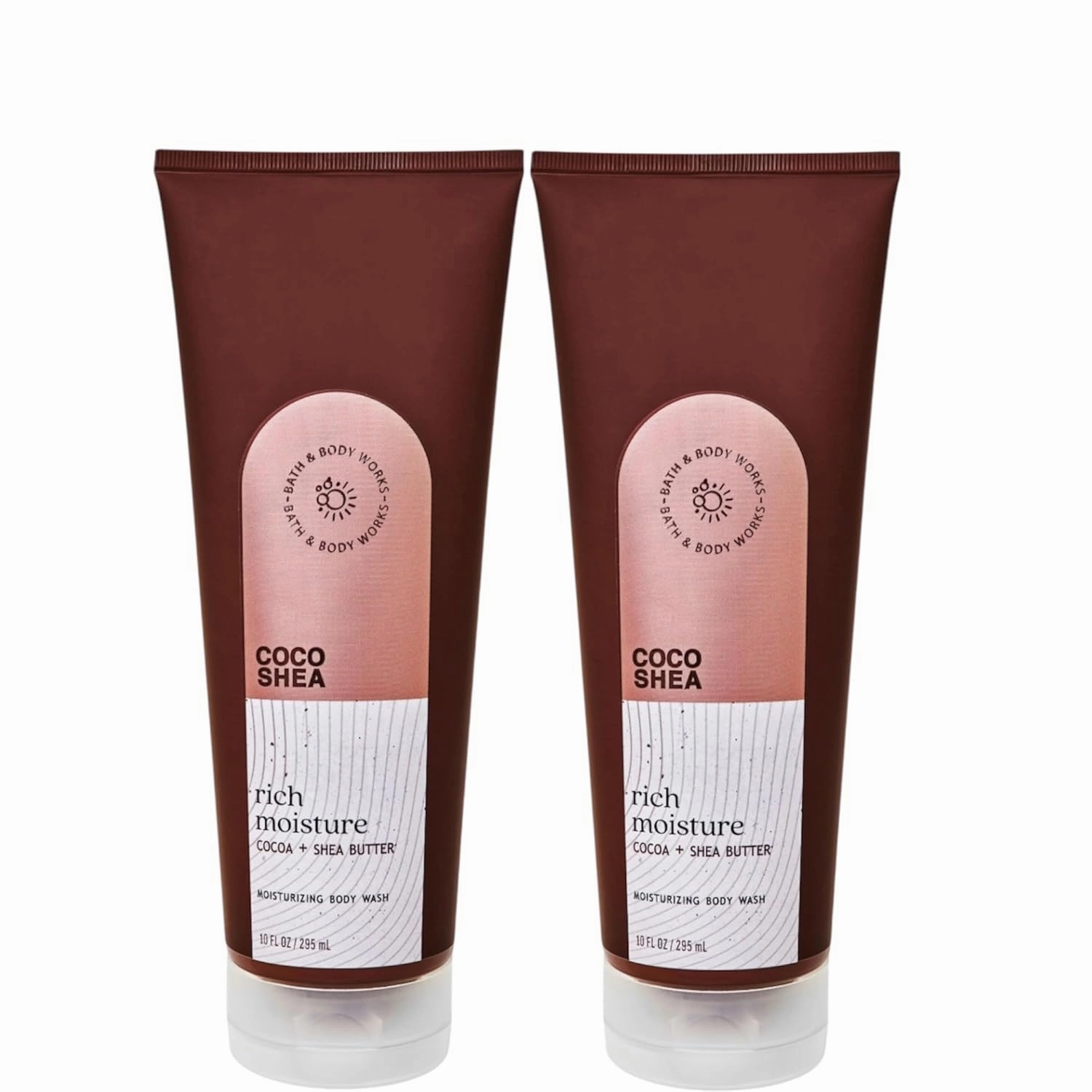Bath and Body Aromatherapy Moisturizing Body Wash 10 fl oz / 296 mL (Pack of 2) (Coco Shea)
