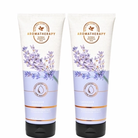 Bath and Body Aromatherapy Moisturizing Body Wash 10 fl oz / 296 mL (Pack of 2) (Lavender Vanilla)