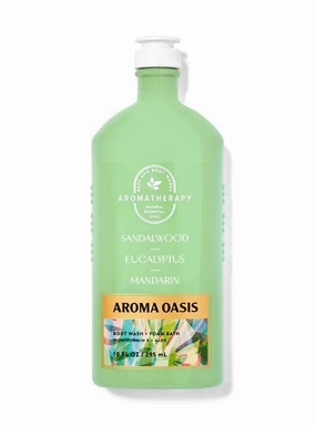 Bath and Body Aromatherapy Sandalwood Eucalyptus Mandarin Body Wash   Foam Bath 10 Fl Oz