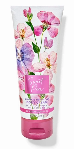 Bath and Body Ultimate Hydration Body Cream (8 OZ, Sweet Pea)
