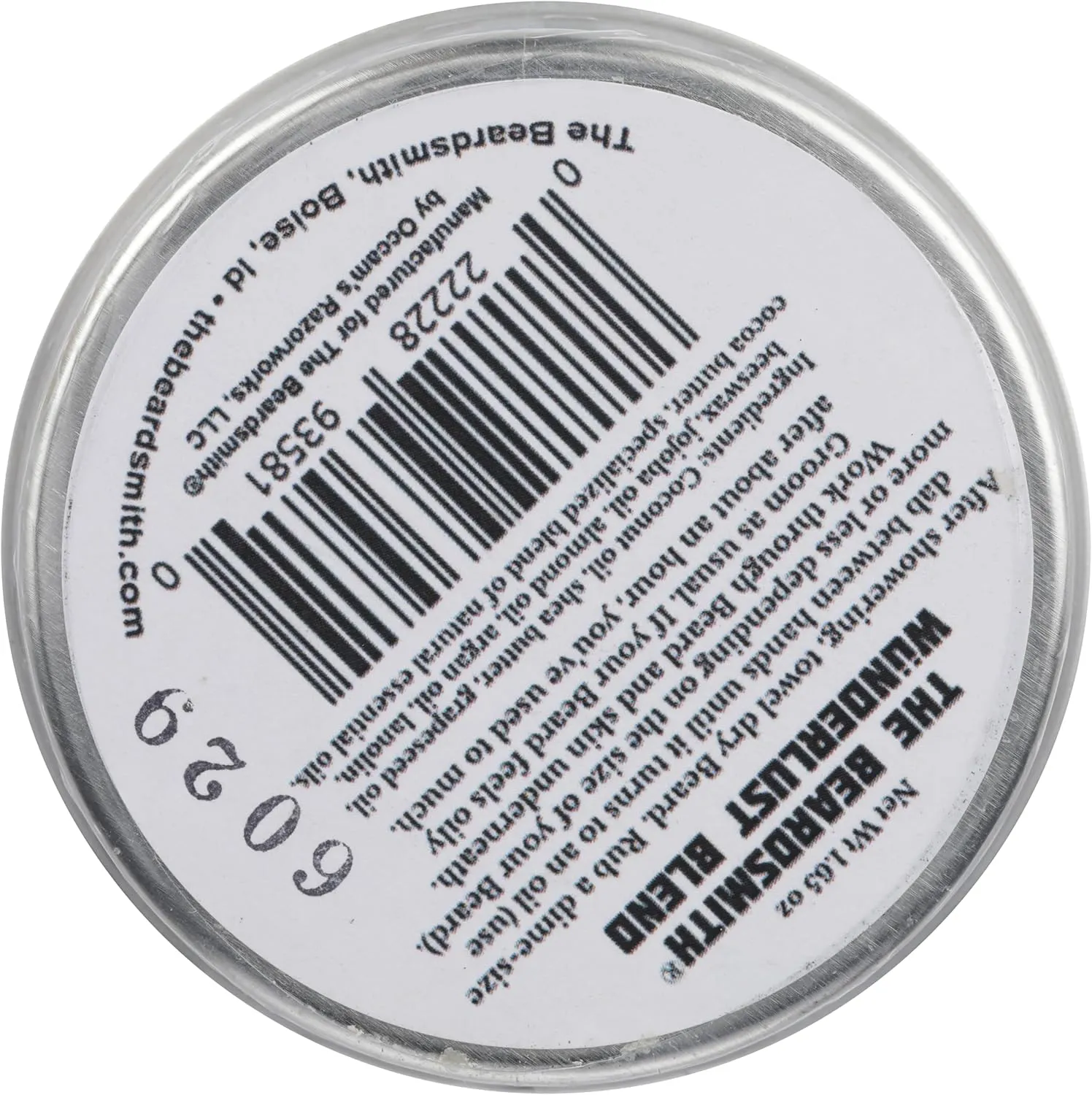Beard Grease Wnderlust Blend, 1.65 OZ