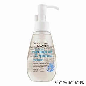 Beaver Moisturizing Coconut Oil & Quinoa Hair Serum, 100ml