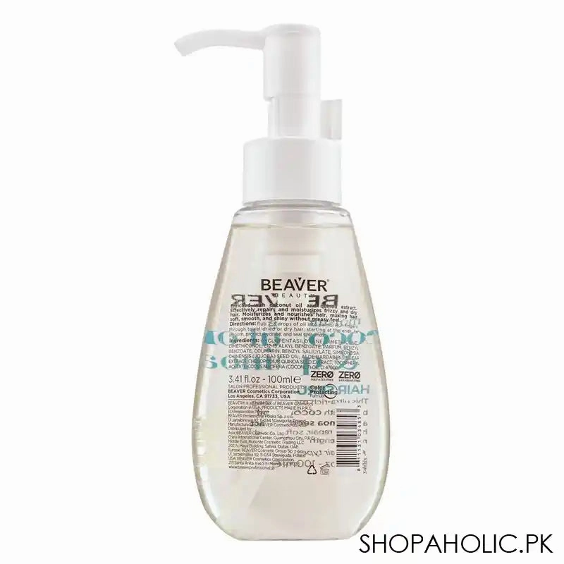 Beaver Moisturizing Coconut Oil & Quinoa Hair Serum, 100ml