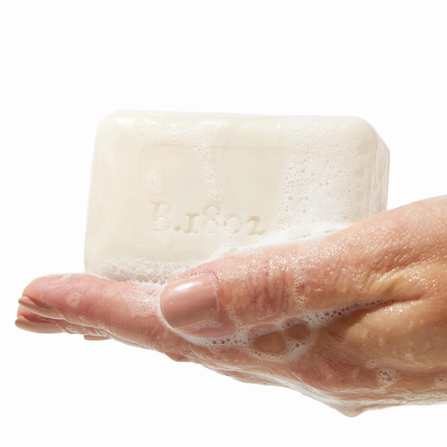 Beekman 1802 Coconut Cream 3-Pack Palm-Sized Bar Soap Set - Scented - 3.5 oz - Cleanses, Nourishes & Hydrates - Certified Microbiome Friendly - No Irritation - Good for Sensitive Skin