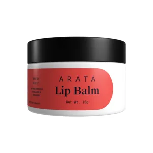 Berry Brust Lip Balm For Dry, Chapped Lips | Intensely Moisturizing | Mango & Cocoa Butter | Sweet Almond & Sunflower Oil | All-Natural, Vegan, 10 GM