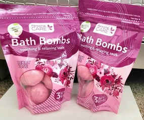 Berry Rose Bath Bombs – Soothing & Relaxing Soak