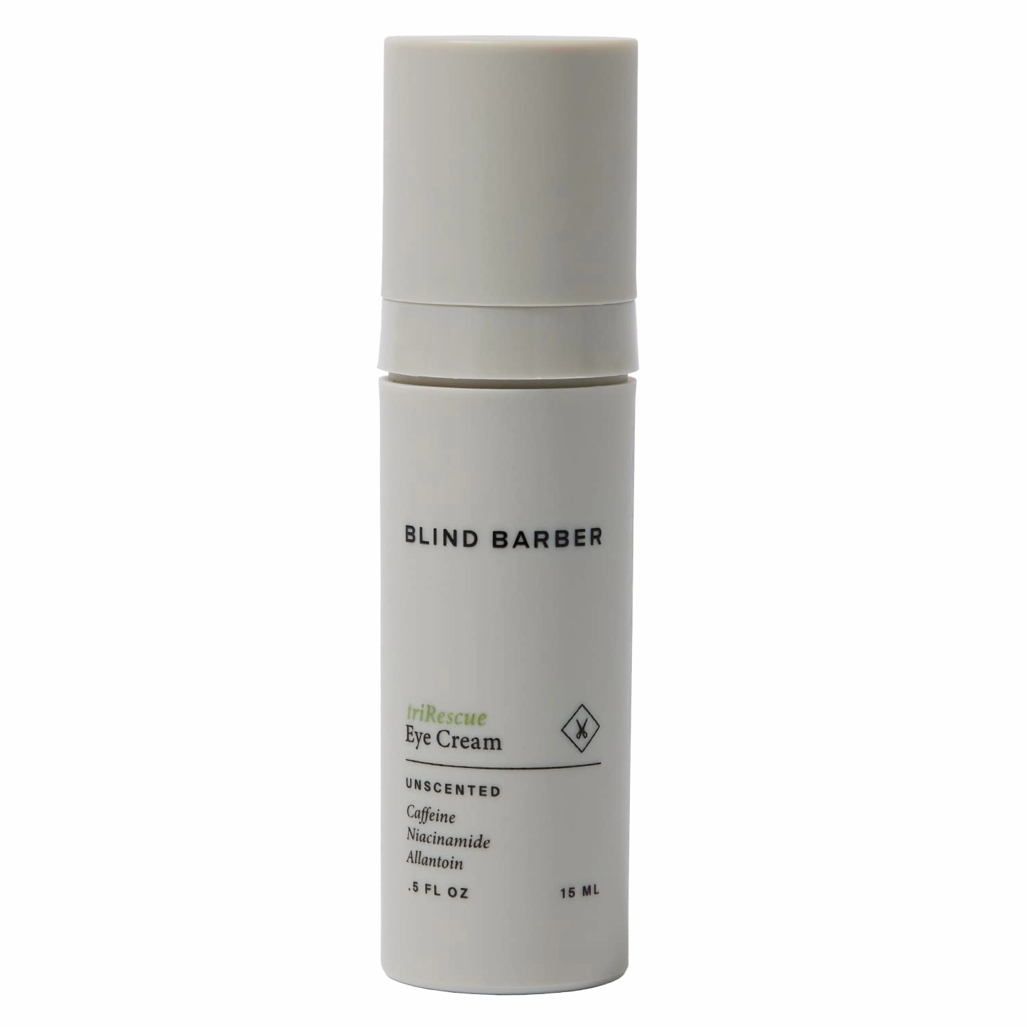 Blind Barber triRescue Eye Cream for Men - Formulated with Caffeine, Niacinamide & Allantoin to Illuminate & Awaken Under Eyes & Combat Dark Circles (0.5oz)
